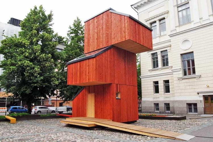 Финны придумали компактное жилье для бездомных